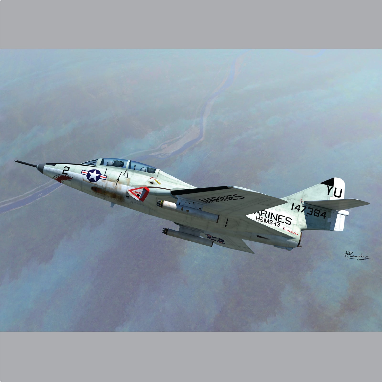 Grumman TF-9J Cougar Vietnam & Blue Angels